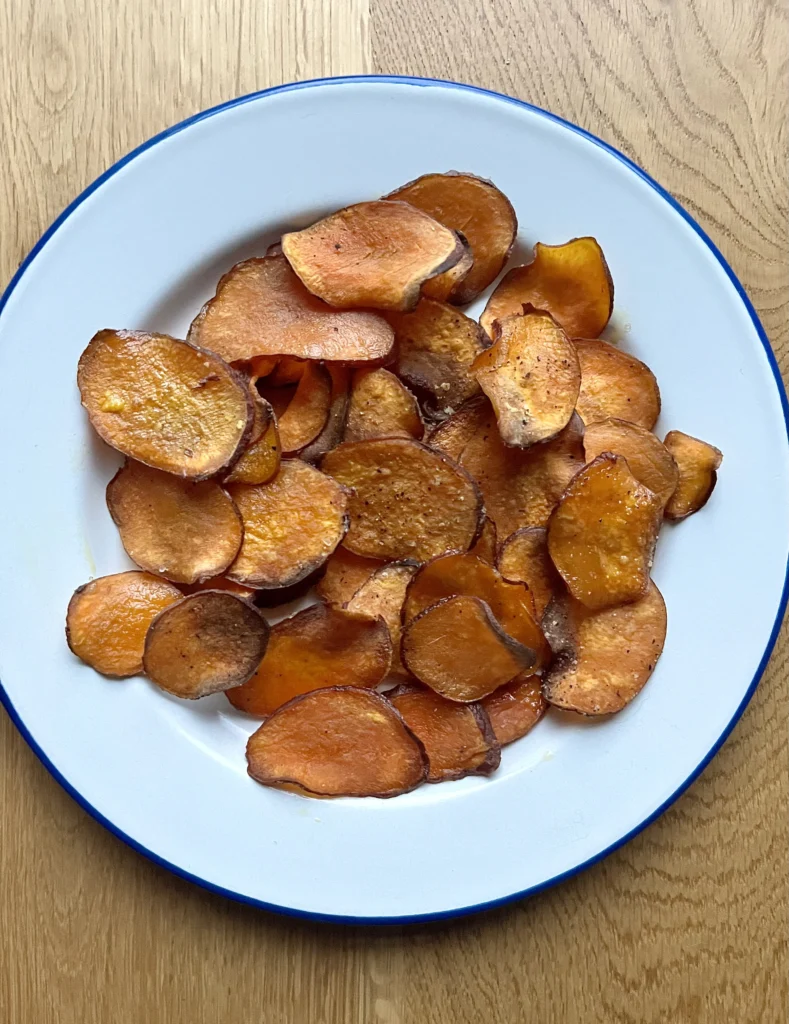 Zoete aardappel Chips